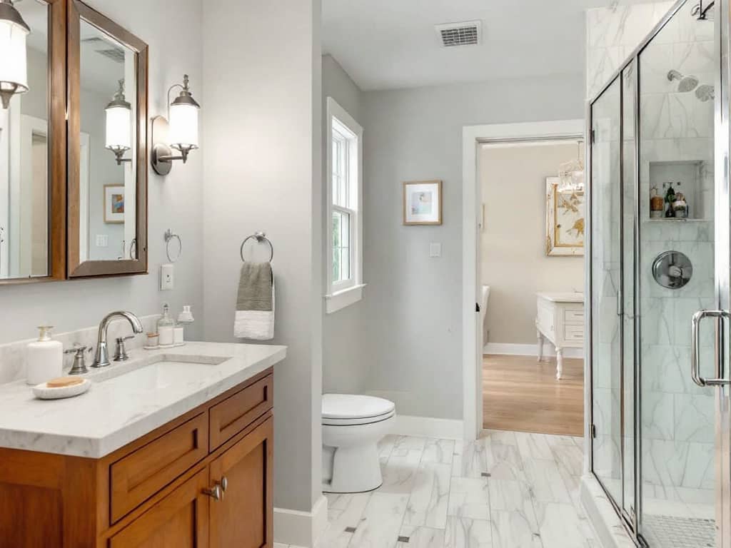 Classic Bath Refresh - Bathroom Remodel project by Emperor Renovations in Philadelphia
