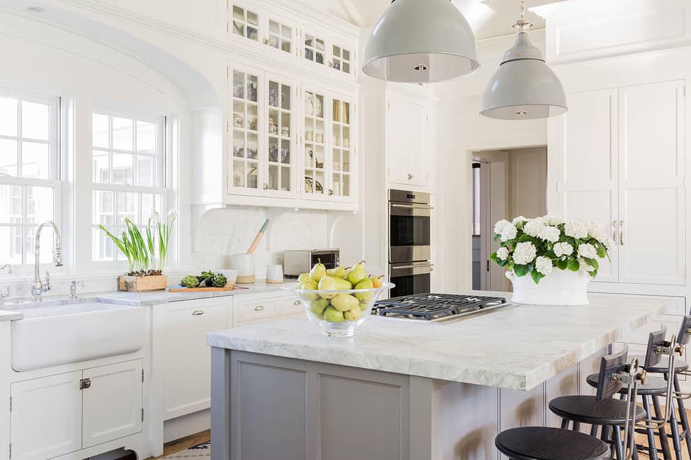 Classic White Kitchen - Kitchen Remodel project by Emperor Renovations in Philadelphia