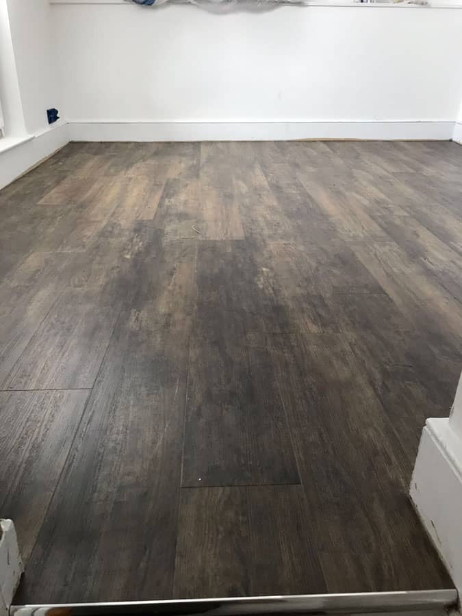 Rustic Plank Install - LVP Install project by Emperor Renovations in Philadelphia