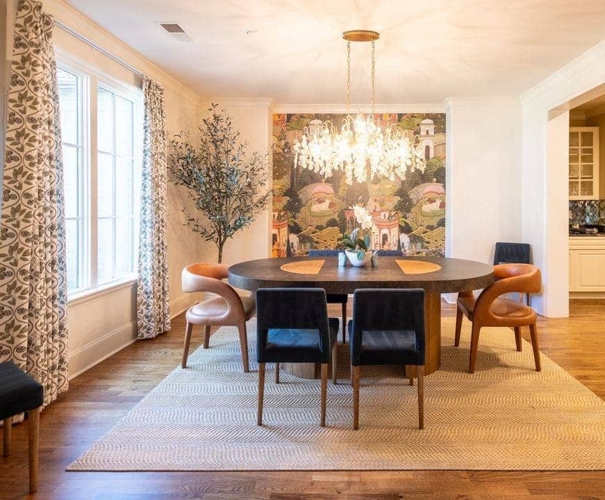 Dining Room Accent Wall - Decorative Painting project by Emperor Renovations in Philadelphia